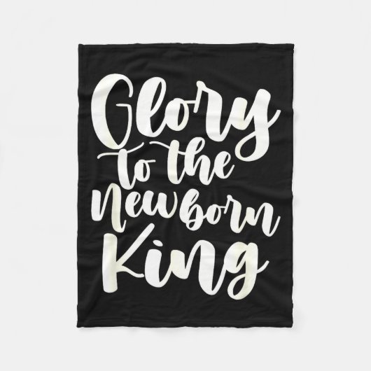 Fun Christmas Holiday Saying Religious Christian E Fleece Deken (Voorkant)