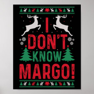 Fun Christmas Ik ken Margo niet Poster