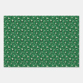 Fun Christmas Leopard Print Trio Mix Inpakpapier Vel (Voorkant 3)