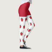 Fun Christmas Red Bryn Mawr Lantern White Leggings (Droite)