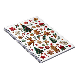 Fun Christmas Spiral Carnet photo