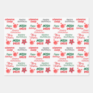 FUN CHRISTMAS WRAPPING PAPER GIFT SETS.