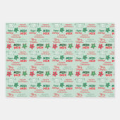 FUN CHRISTMAS WRAPPING PAPER GIFT SETS. (Voorkant 3)