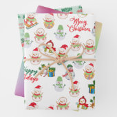 FUN CHRISTMAS WRAPPING PAPER GIFT SETS. (In situ)
