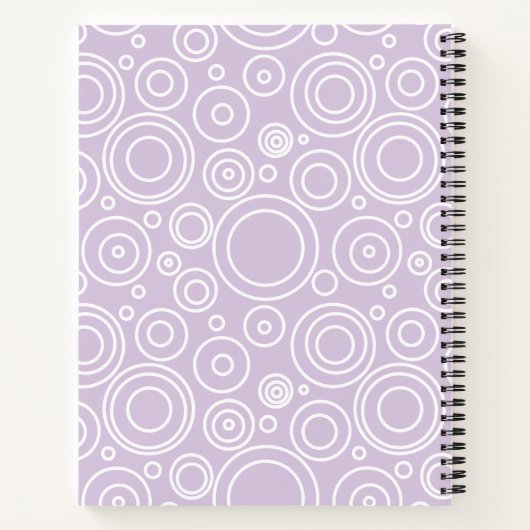 Fun Circle Pattern Notitieboek (Achterkant)