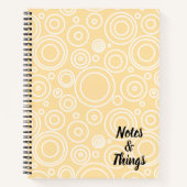 Fun Circle Pattern Notitieboek (Voorkant)