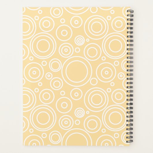 Fun Circle Pattern Planner (Achterkant)