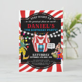 Fun Circus Children's | Dagen van de carnaval Kaart (Staand voorkant)