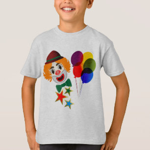 Fun Circus Clown en ballonnen T-shirt