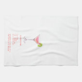 Fun Cocktail Bar Decor - Cosmopolitan Recipe Theedoek (Horizontaal)