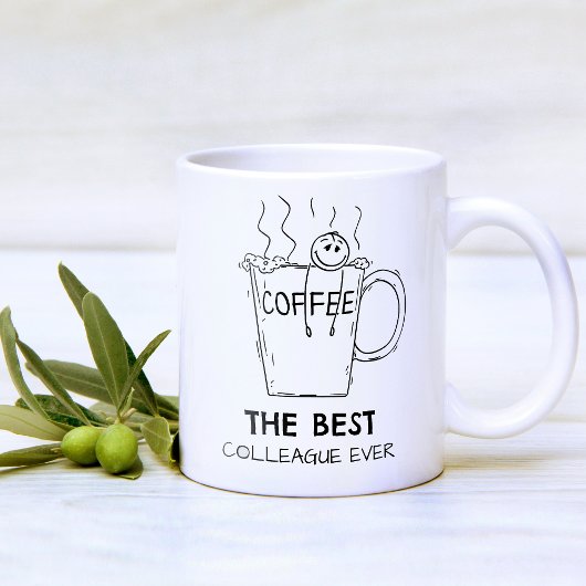 Fun Coffee Graphic Line Dessin Mug