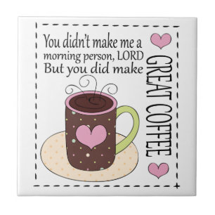 Fun Coffee Tile Tegeltje