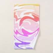 Fun Coloré Liquid Swirl (Serviette à main)