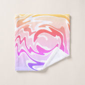 Fun Coloré Liquid Swirl (Gant de toilette)