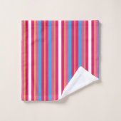 Fun Coloré Multi Stripes (Gant de toilette)