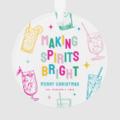 Fun Coloré Rendre les esprits brillants' Noël (dos)