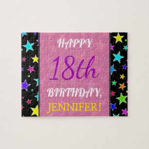 Fun, Colorful, 18e Birthday puzzle