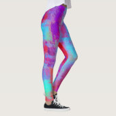 Fun Colorful Abstrait Dots Leggings (Droite)