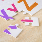 Fun Colorful Alphabet ABCs Legpuzzel (Zijkant)