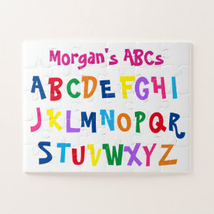 Fun Colorful Alphabet ABCs Legpuzzel