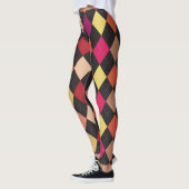 Fun Colorful Argyle Pattern-Leggings Leggings (Links)