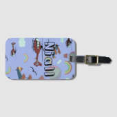 Fun Colorful Aviation Bagagelabel (Voorkant (horizontaal))