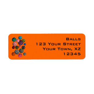 Fun & Colorful Balls Etiket