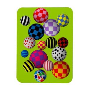 Fun & Colorful Balls Magneet
