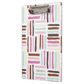 Fun Colorful Brush Strokes Pattern Klembord (Links)