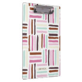 Fun Colorful Brush Strokes Pattern Klembord (Rechts)