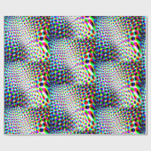 Fun Colorful Circles Cadeaupapier (Vlak)