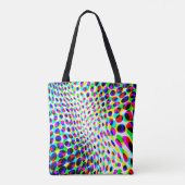 Fun Colorful Circles Draagtas (Achterkant)