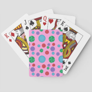 Fun Colorful Dimensional Polka Dots die kaarten af