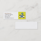 Fun Colorful FishEye Camera Fotograaf Mini Visitekaartje (Voorkant / Achterkant)