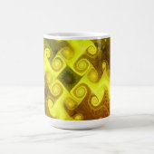 Fun Colorful Fractal Art Koffiemok (Center)