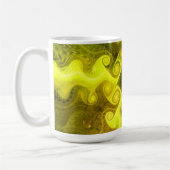 Fun Colorful Fractal Art Koffiemok (Links)
