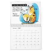 Fun Colorful Illustrated Cat Calendar Kalender (Jan 2027)