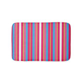 Fun Colorful Multi Stripes Badmat (Voorkant)