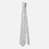 Fun Colorful Polka Dots Stropdas (Voorkant)