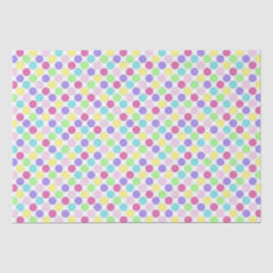 Fun Colorful Polka Dots Tissuepapier