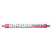 Fun Colorful Polka Dots Zwarte Inkt Pen (Achterkant)