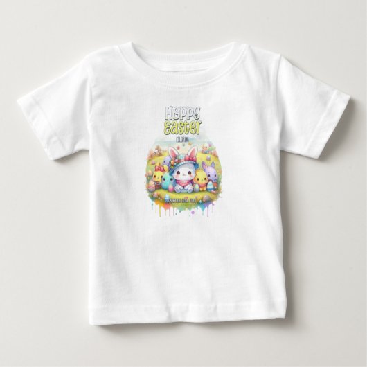 fun coloring Easter bunny print with fun (Voorkant)