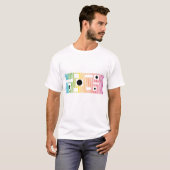 fun colour line and dot t-shirt (Voorkant volledig)