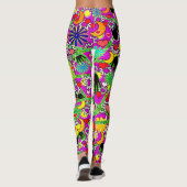 Fun Comic Colorful Leggings (Achterkant)