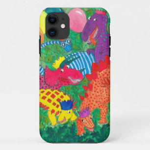 Fun Comical Brightly Colour Monsters iPhone 11 Hoesje