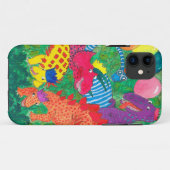 Fun Comical Brightly Colour Monsters Case-Mate iPhone Case (Achterkant (horizontaal))