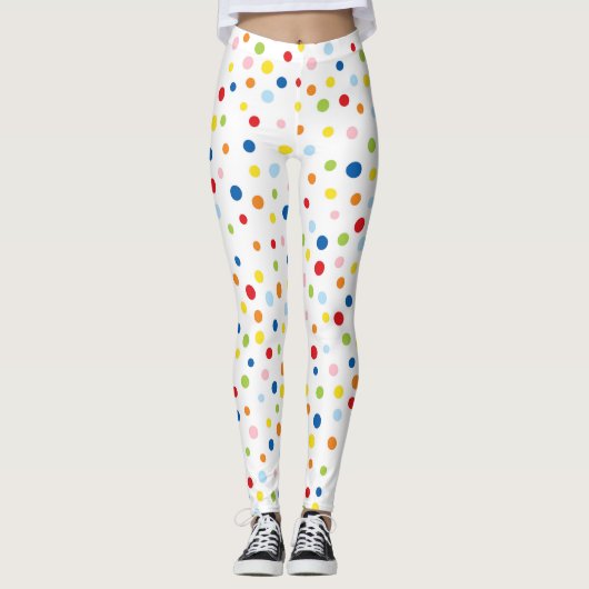 Fun confetti leggings colorés (Devant)