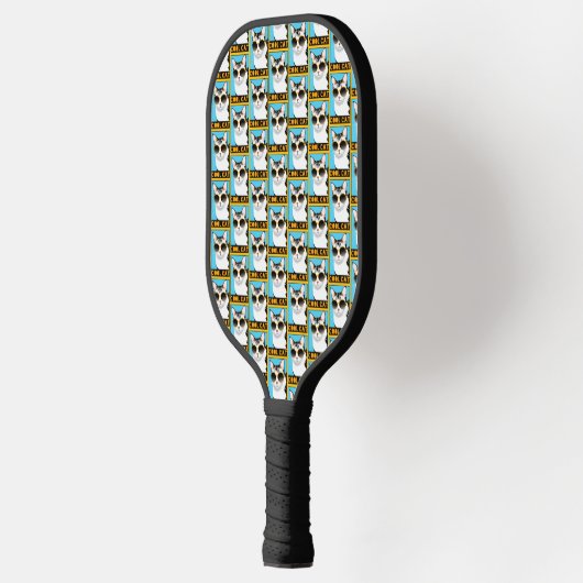 Fun Cool Cat Pickleball Paddle (Links)
