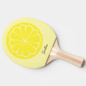 Fun Cool Lemon Yellow Tafeltennisbatje (Zijkant)