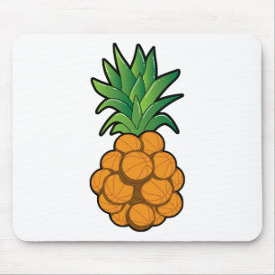 Fun Cool Sketll Ananas Design - Grafische kunst - Muismat